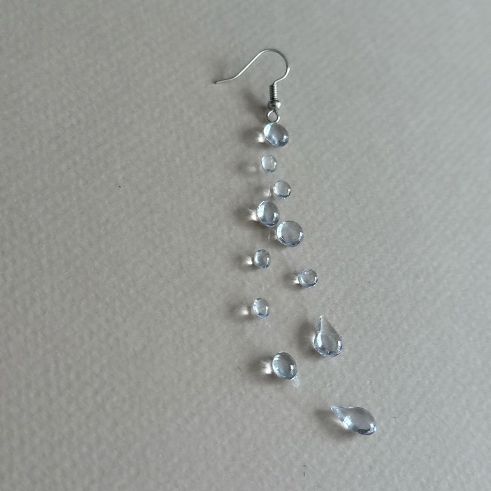 Water Drop Earring #1734 - Picture 3 of 3